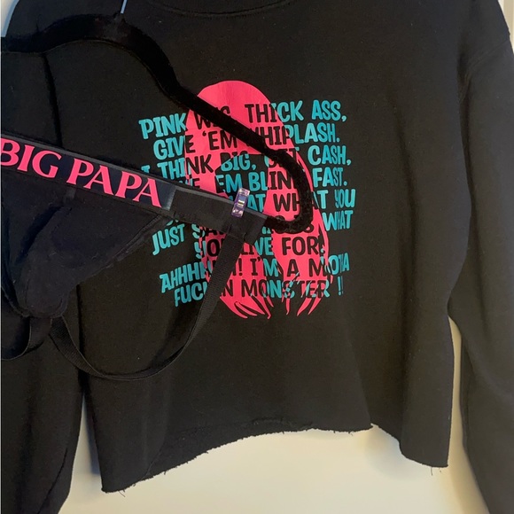 Black sweater crop jock strap circuit party bundle size medium - Picture 3 of 12